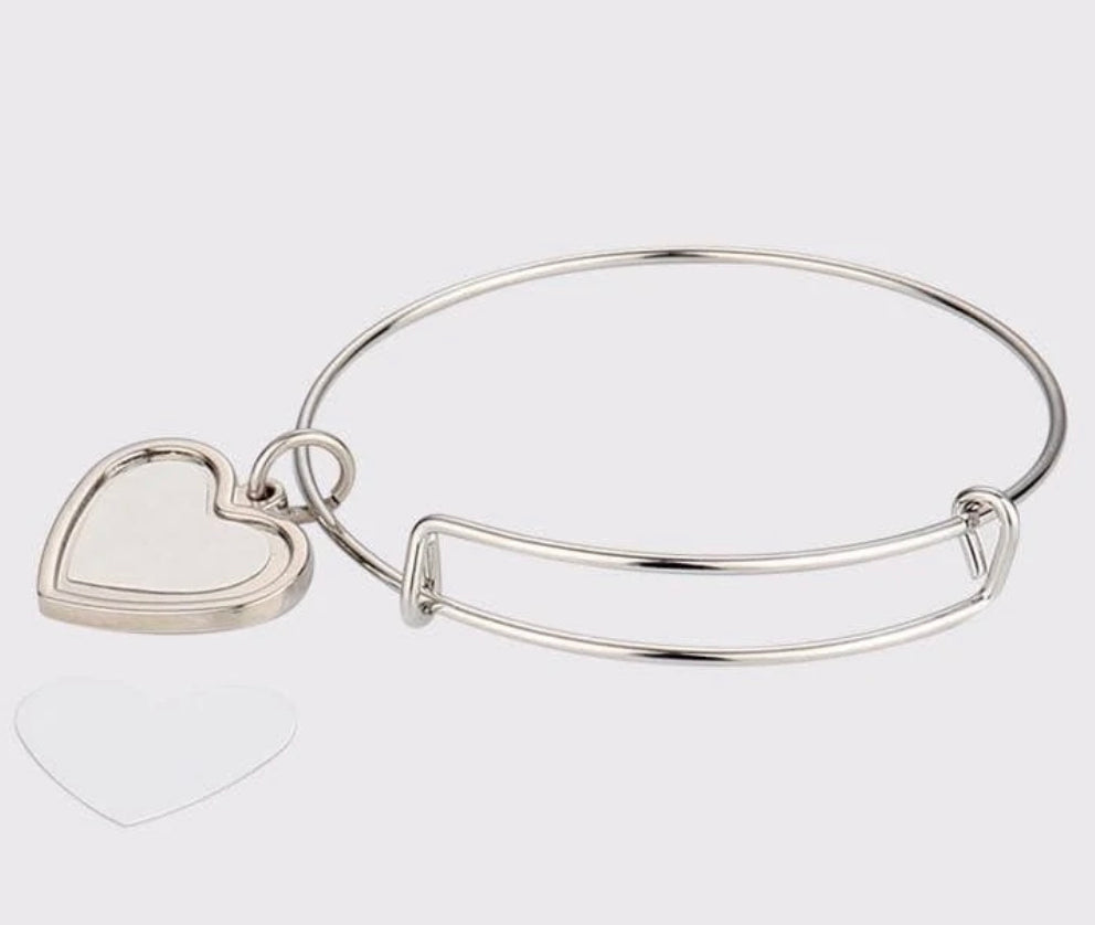 Bangle Heart Bracelet