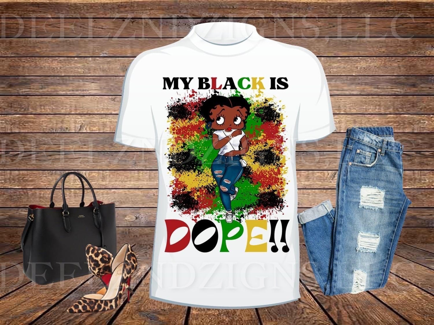 BETTY BOOP MY BLACK IS DOPE