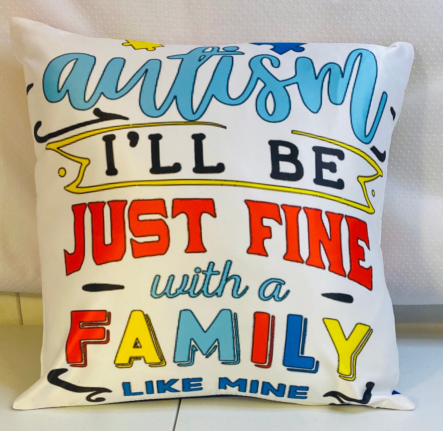 Autism Awareness Pillow