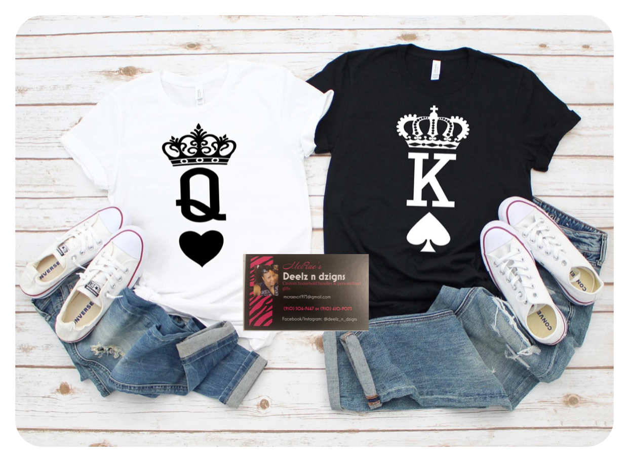 King/Queen Couple Tees