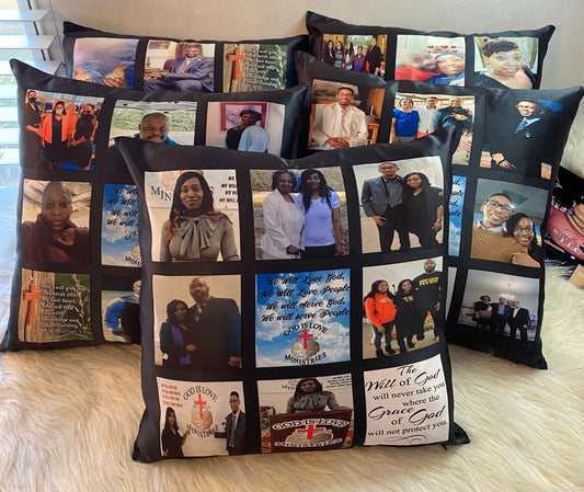 Custom 9-Panel Photo Pillows